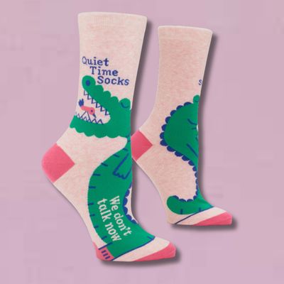 Quiet Time Socks Women’s Crew Socks