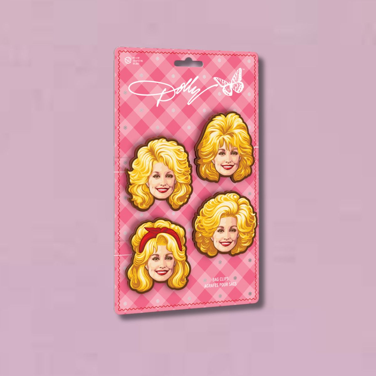 Dolly Bag Clips S/4