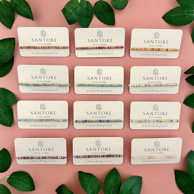 Linea Beaded Stretch Bracelet