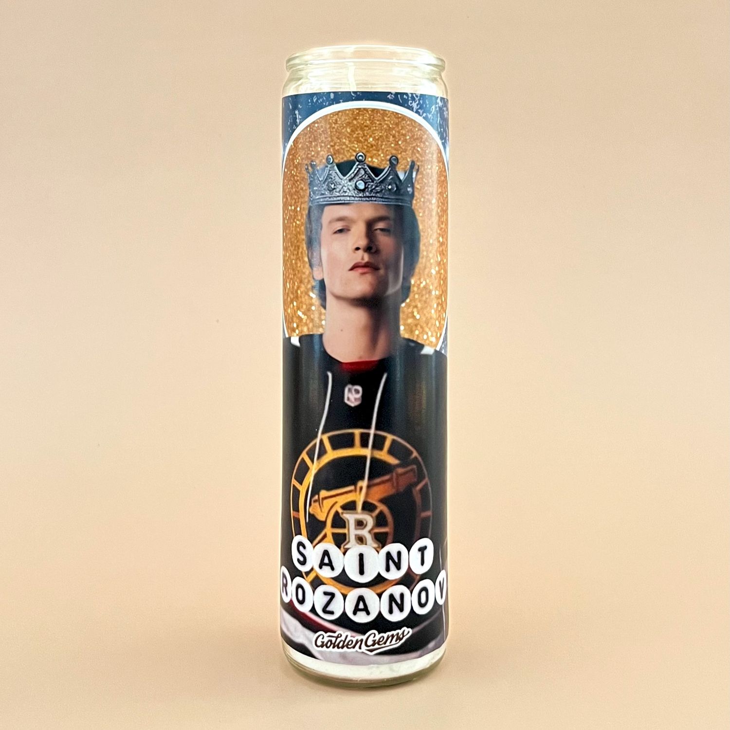 Heated Rivalry Prayer Candle, Style: Saint Rozanov
