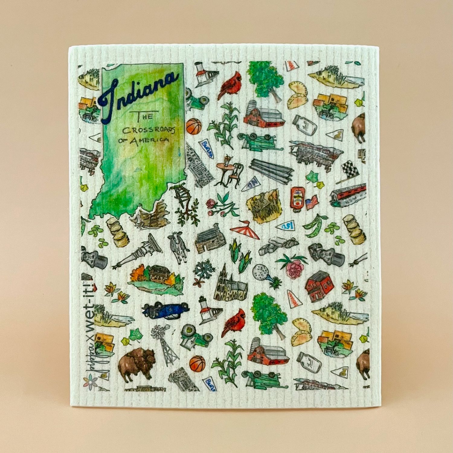 NEW Indiana Swedish Dishcloth