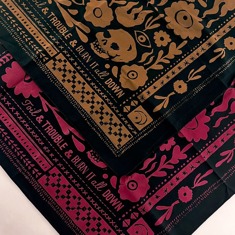 Sugar Camp Bandana - Toil &amp; Trouble