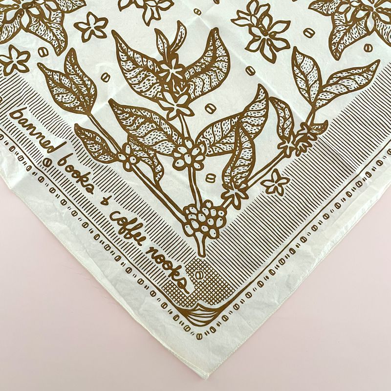 Sugar Camp Bandana - Banned Books and Coffee Nooks