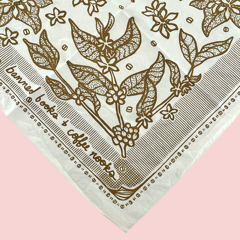 Sugar Camp Bandana - Banned Books and Coffee Nooks