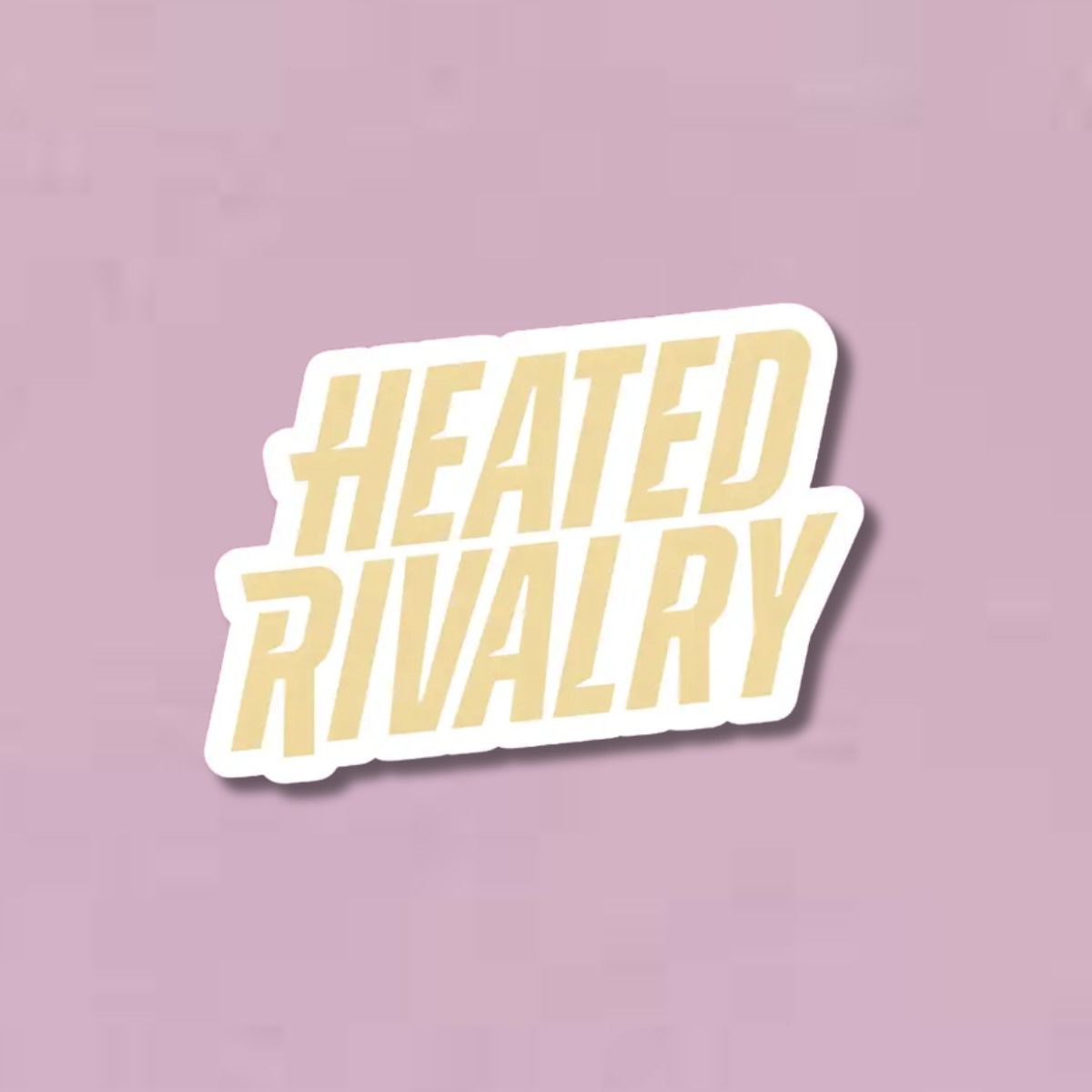 Heated Rivalry Logo Sticker