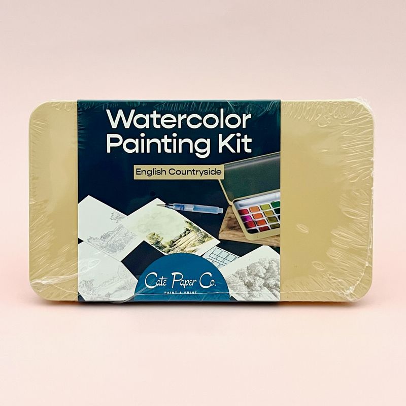 English Countryside Watercolor Painting Kit