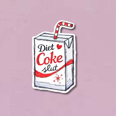 Diet Coke Slut Sticker