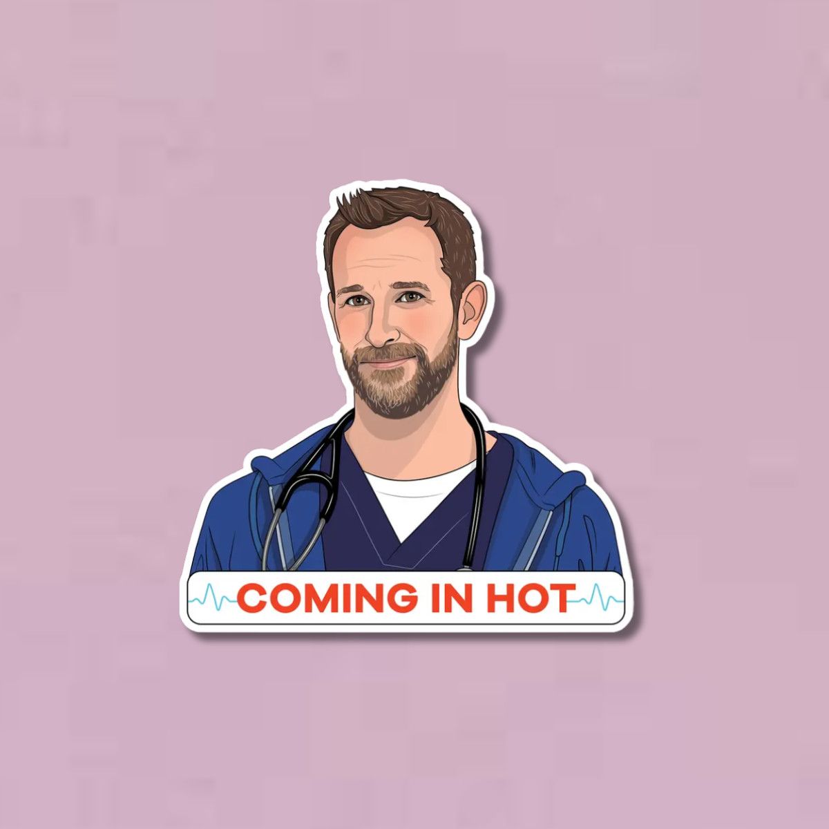 Coming in Hot Sticker