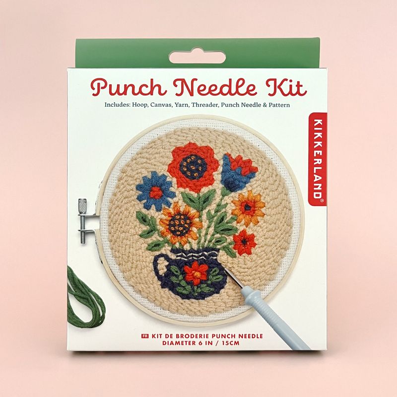 Punch Needle Kit: Flower Bouquet
