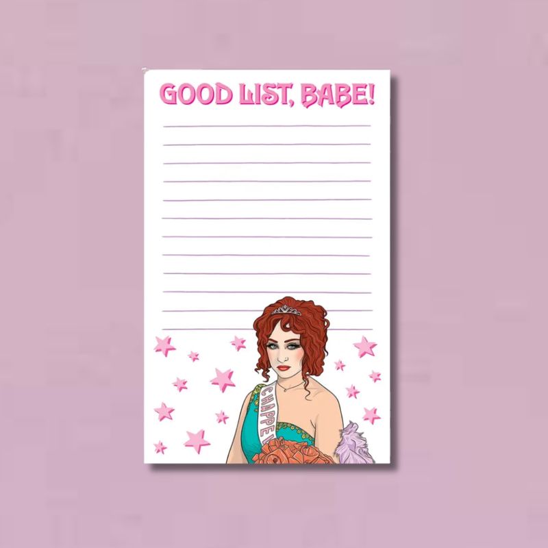 The Found Notepad Good List, Babe!