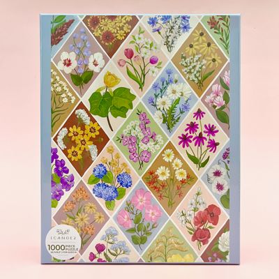 1,000 Piece Jigsaw Puzzle Vintage Blooms