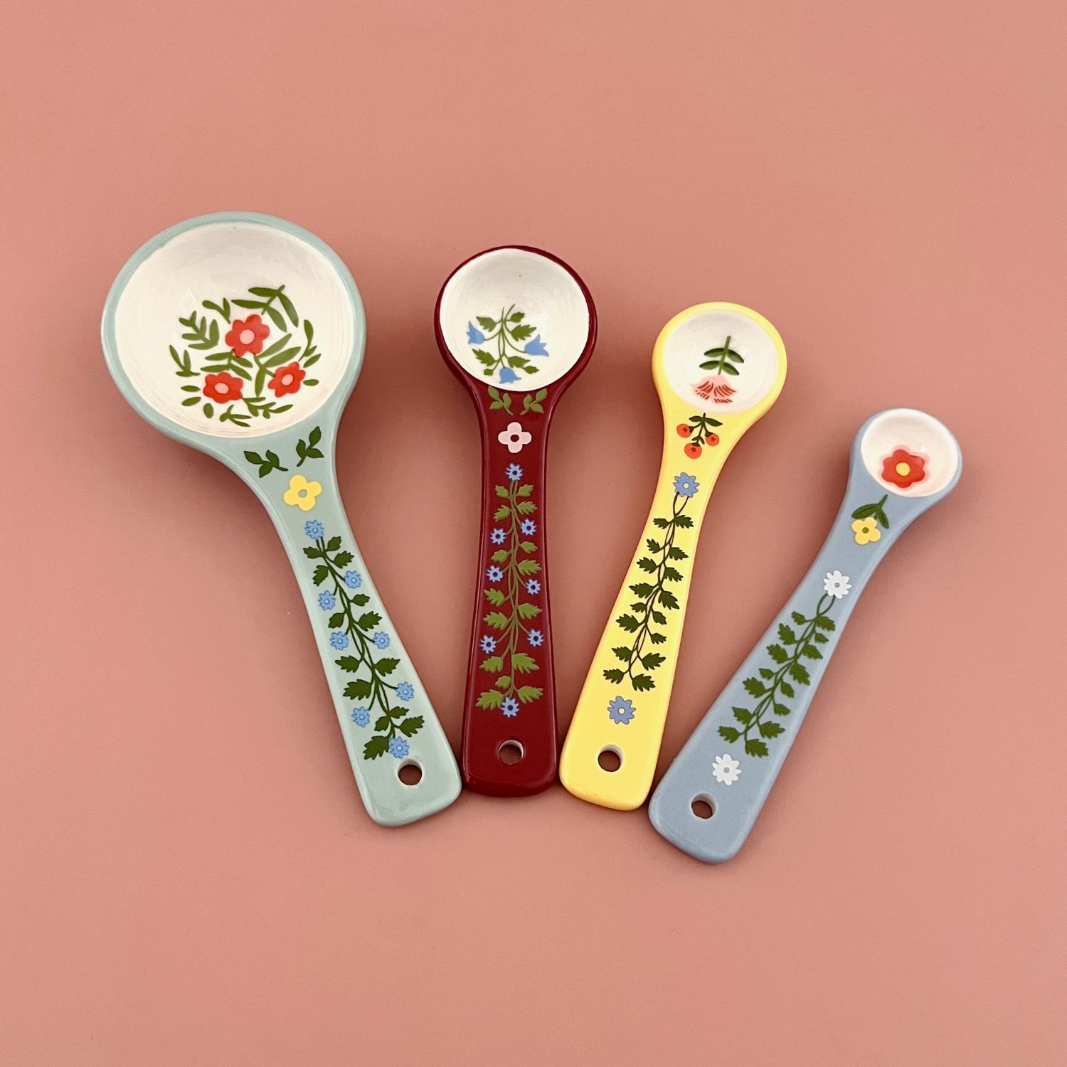 Home Sweet Home Porcelain Measuring Spoons