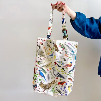 Feathered Friends Birds Tote Bag
