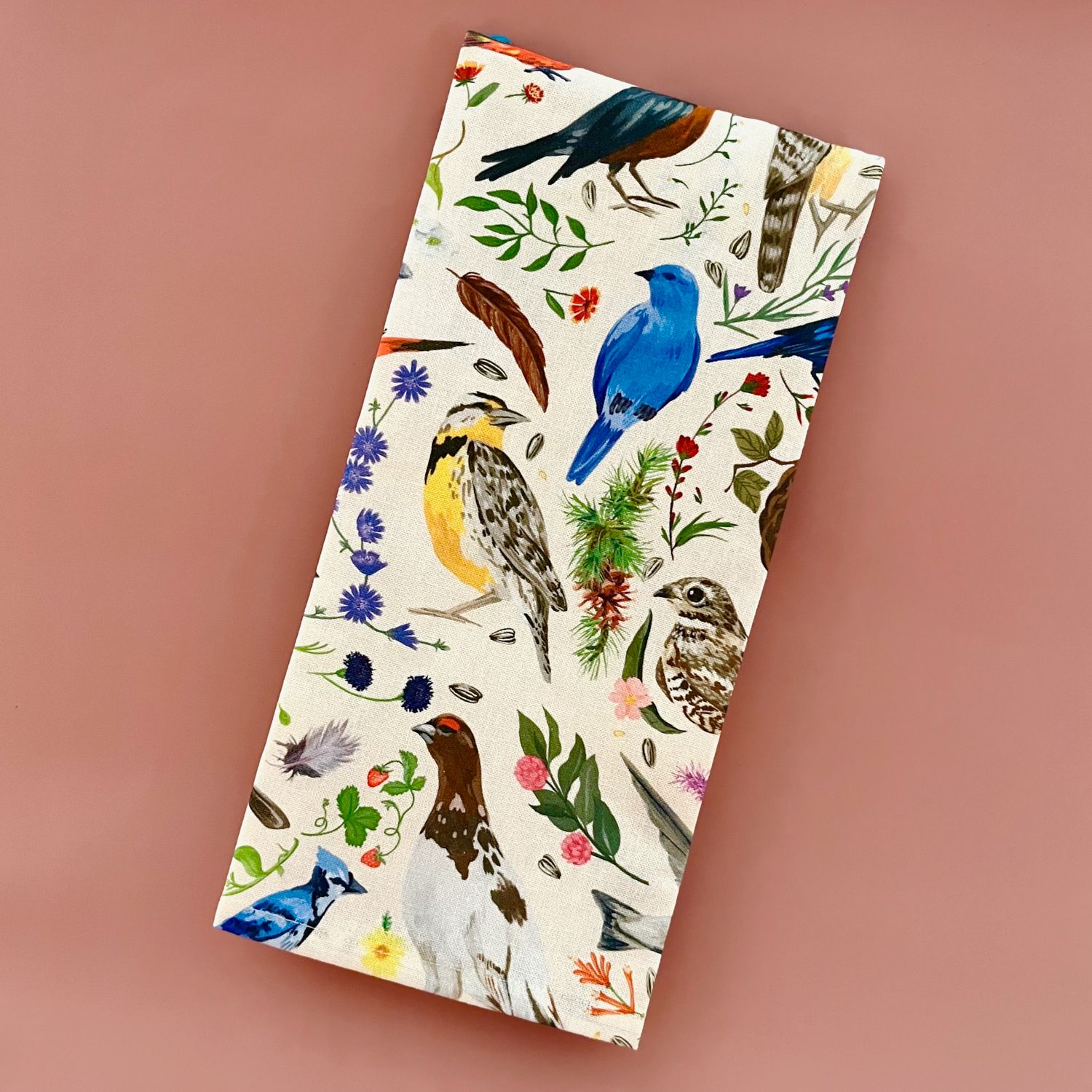 Feathered Friends Kitchen Tea Towel