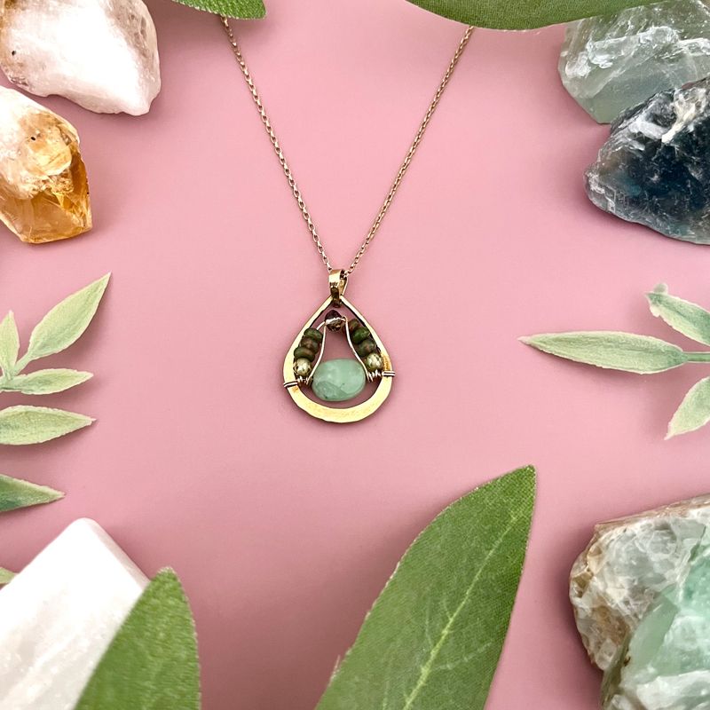 Handmade Black Opal Reckoning Necklace by Art by Any Means