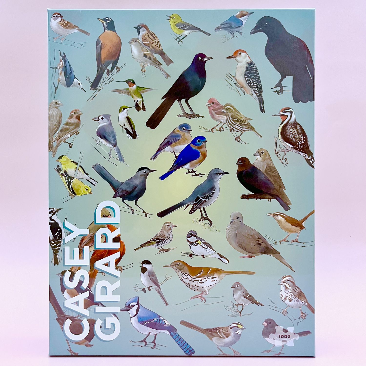 Casey Girard: Backyard Birds 1000-Piece Jigsaw Puzzle