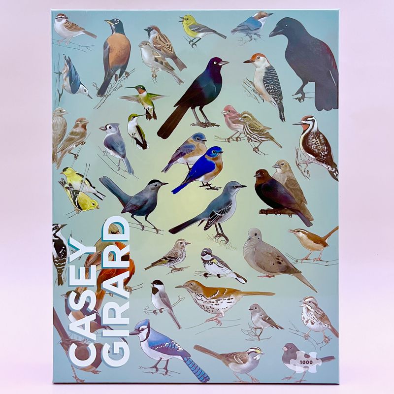 Casey Girard: Backyard Birds 1000-Piece Jigsaw Puzzle