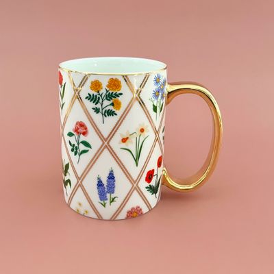 Garden Study Porcelain Mug