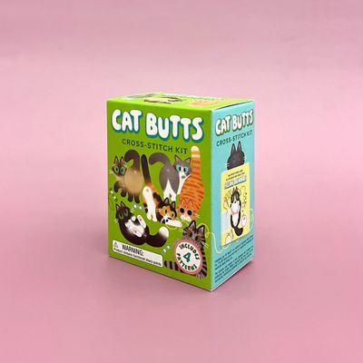 Cat Butts Cross-Stitch Kit