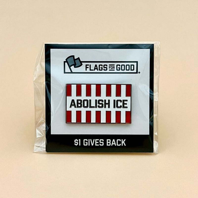 FFG Abolish ICE Enamel Pin