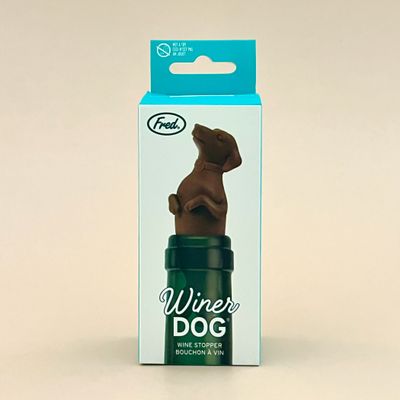 Fred Wine Stopper Winer Dog