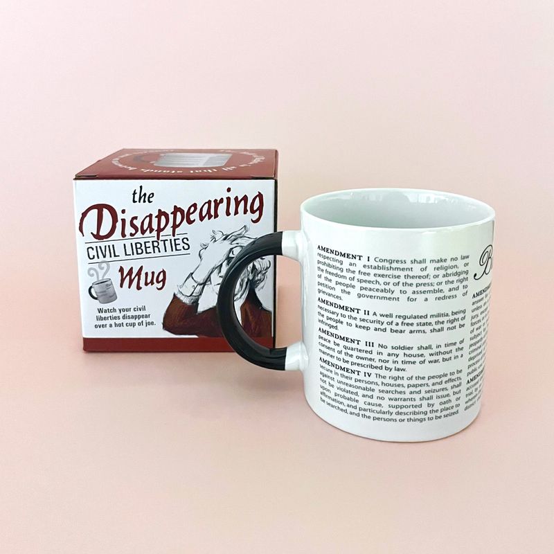 Disappearing Civil Liberties Heat-Changing Mug
