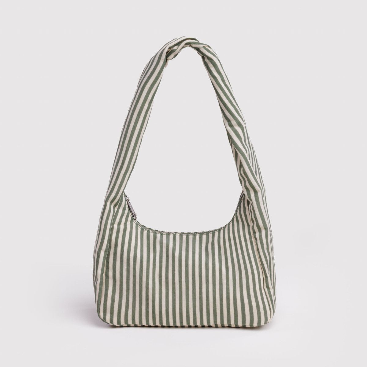 SS26 Baggu Small Nylon Meringue Bag Sage Stripe