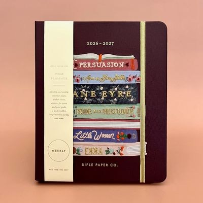 Rifle Paper 2027 Ladies Night Book Club 17-Month Covered Spiral Planner