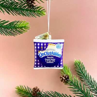 PB &amp; Grape Uncrustables Sandwich Ornament