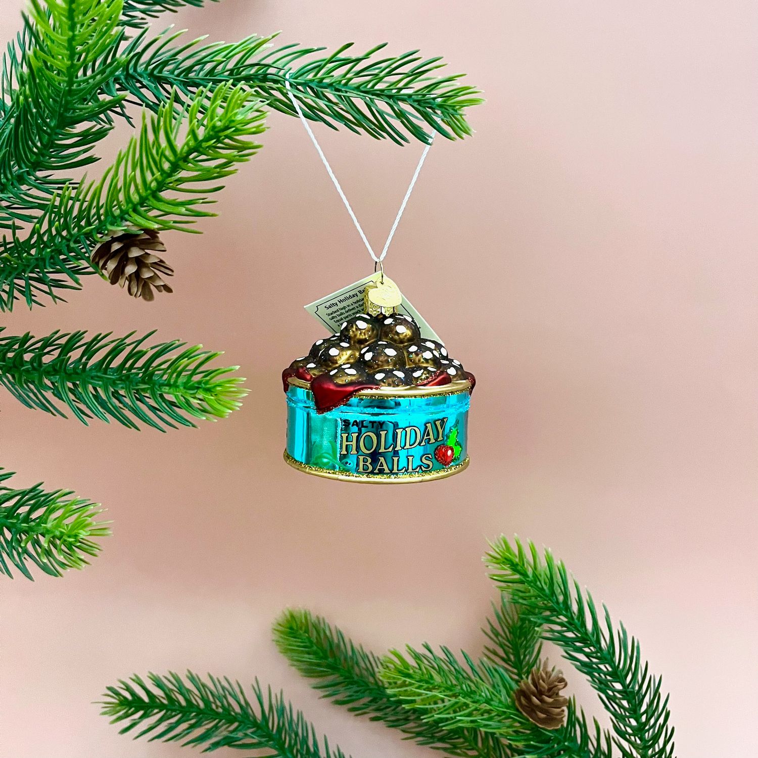 Salty Holiday Balls Ornament
