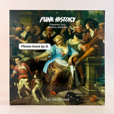 Punk History 2027 Wall Calendar