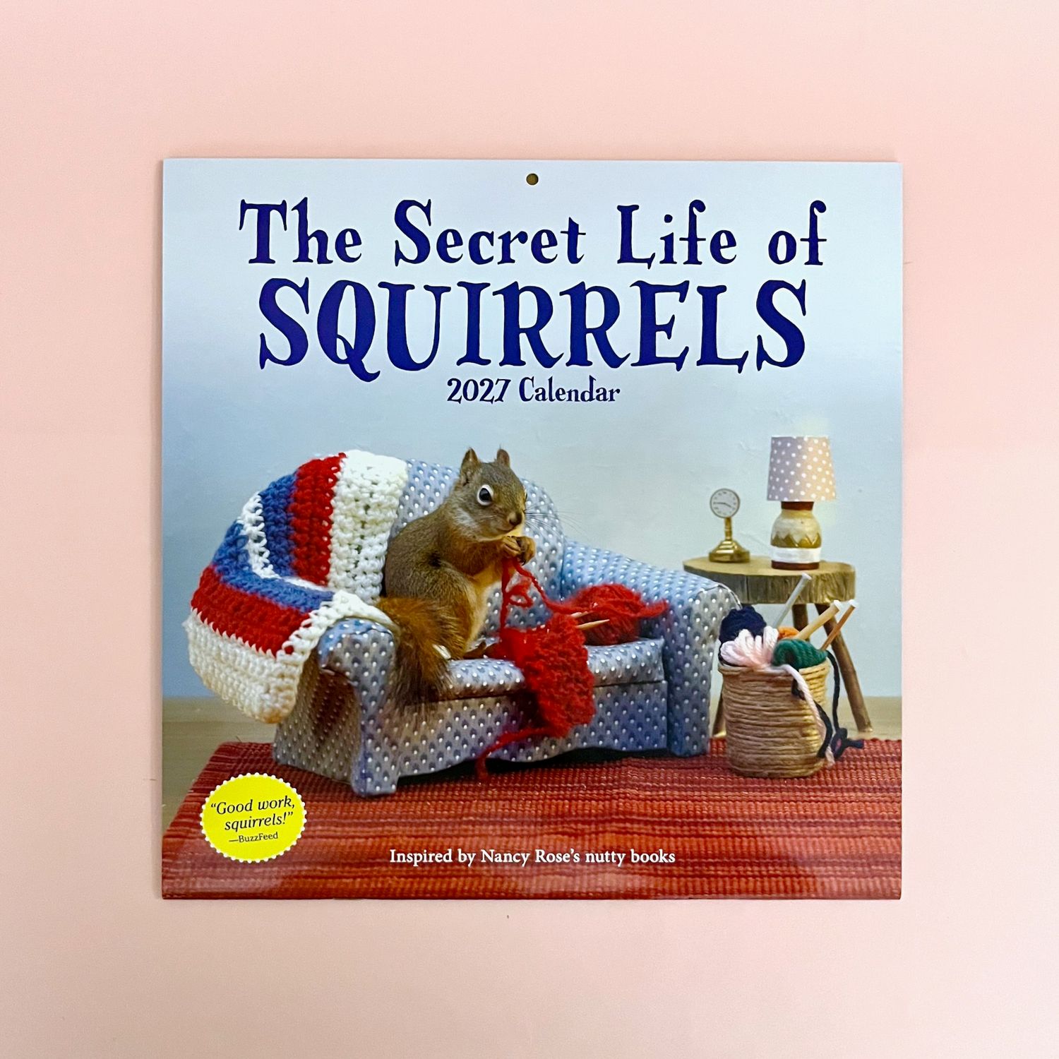 Secret Life of Squirrels Wall Calendar 2027: A Delightfully Nutty Year