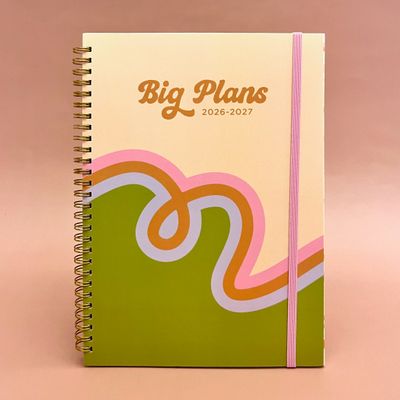 2027 Dated 17 Month Academic Planner - Loop De Loop