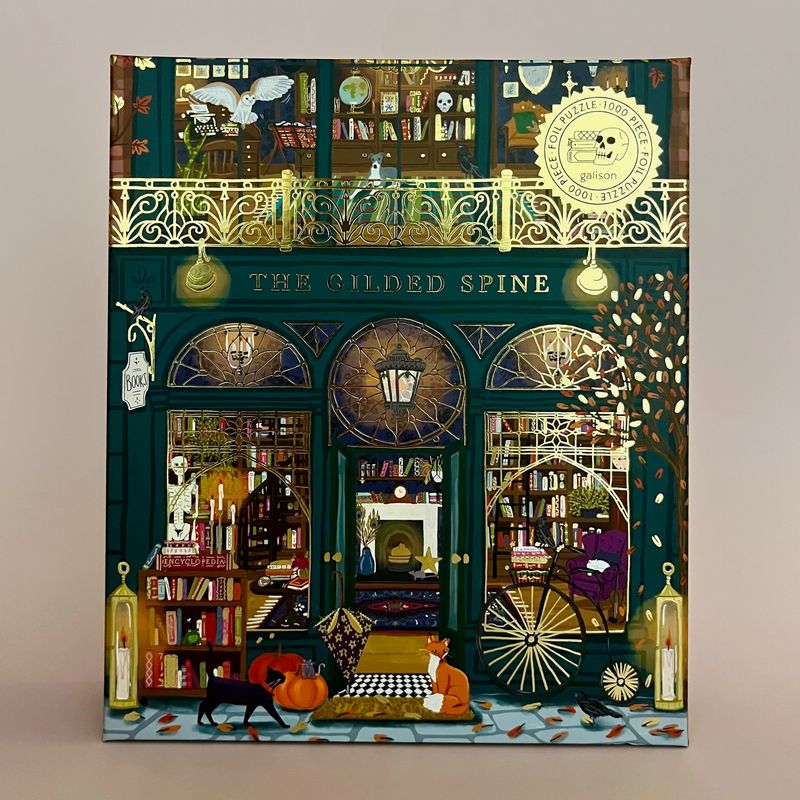 The Gilded Spine 1000-pc Foil Puzzle