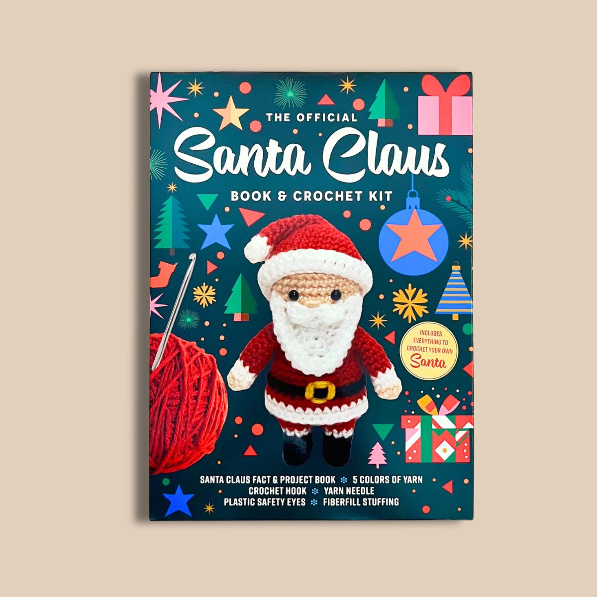 The Official Santa Claus Book and Crochet Kit