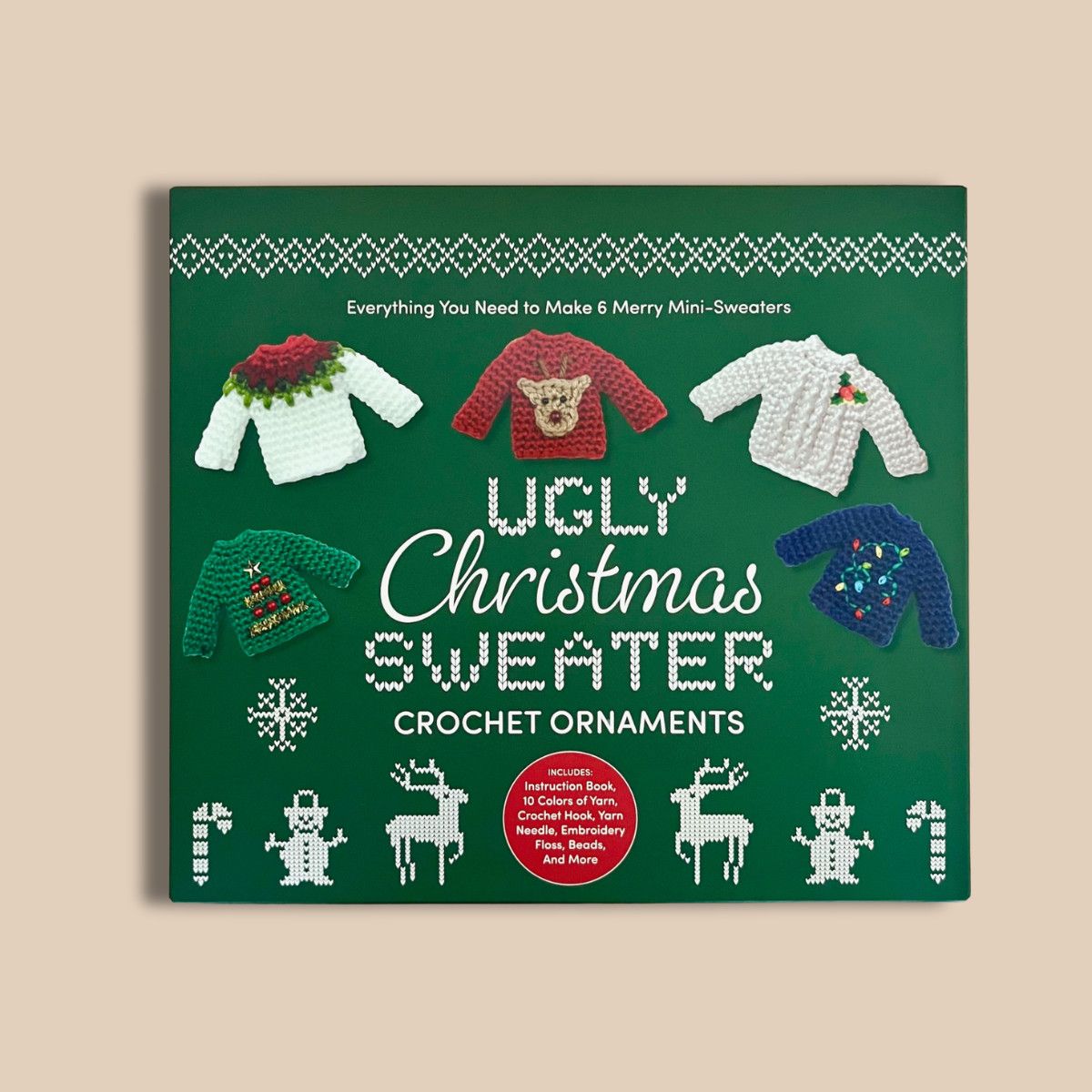 Ugly Christmas Sweater Crochet Ornaments