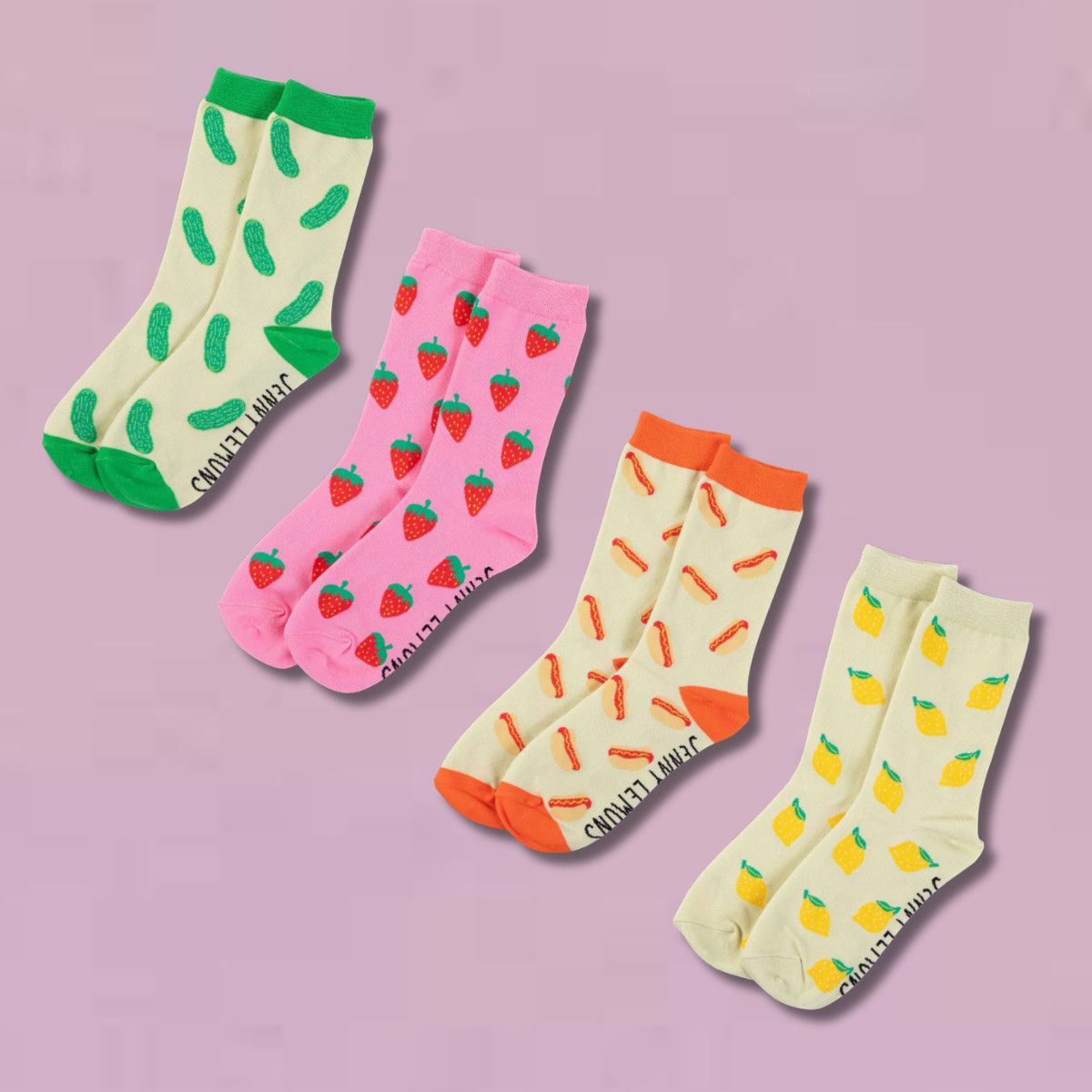 Jenny Lemons Crew Sock