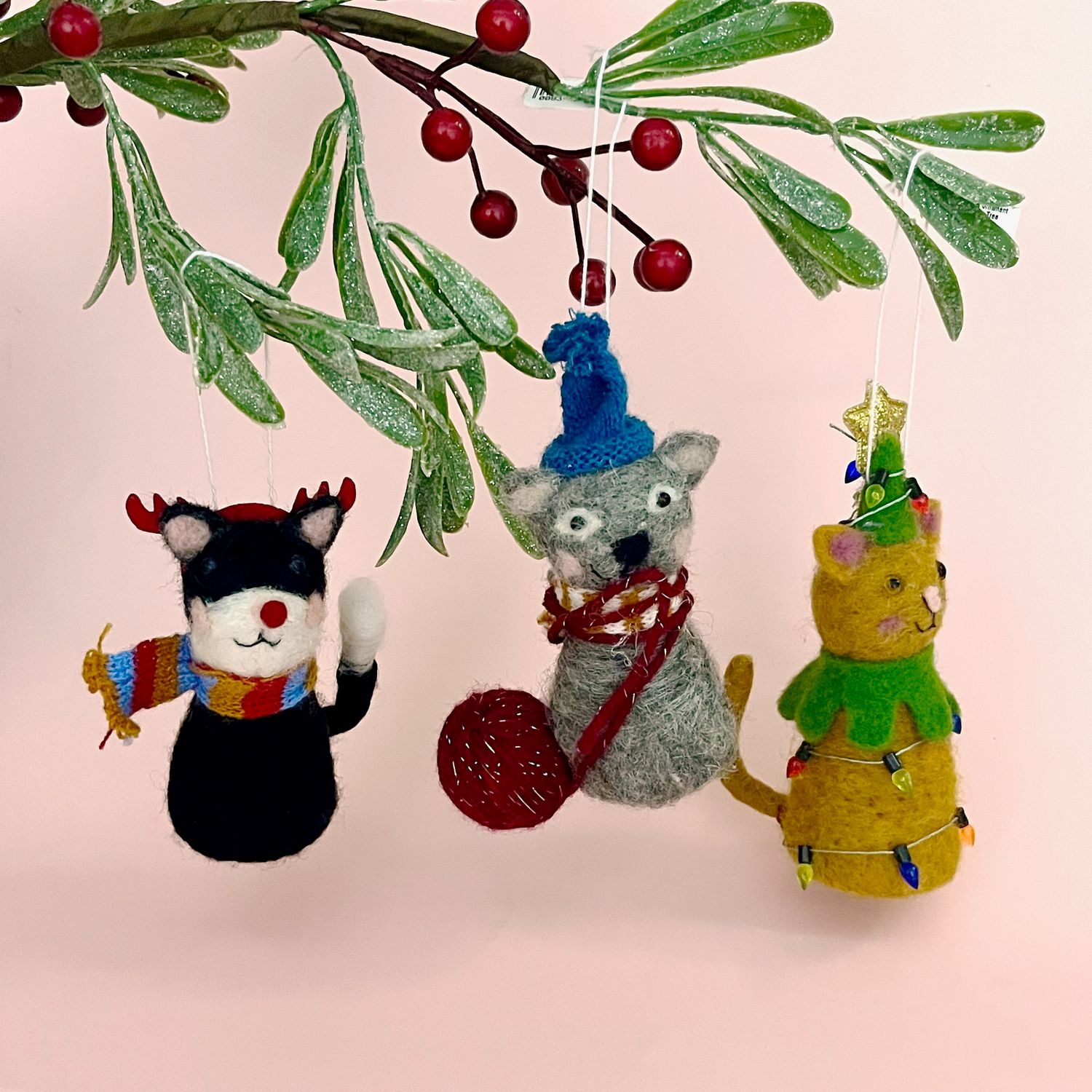 Tag Cat Ornament