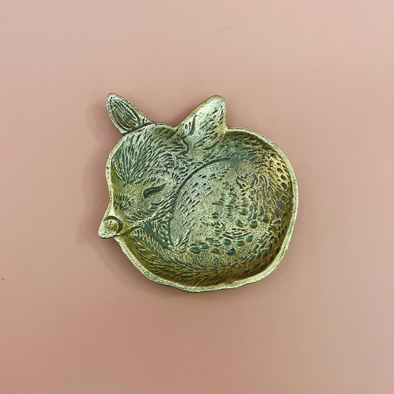 Deer Cast Aluminum Trinket Dish