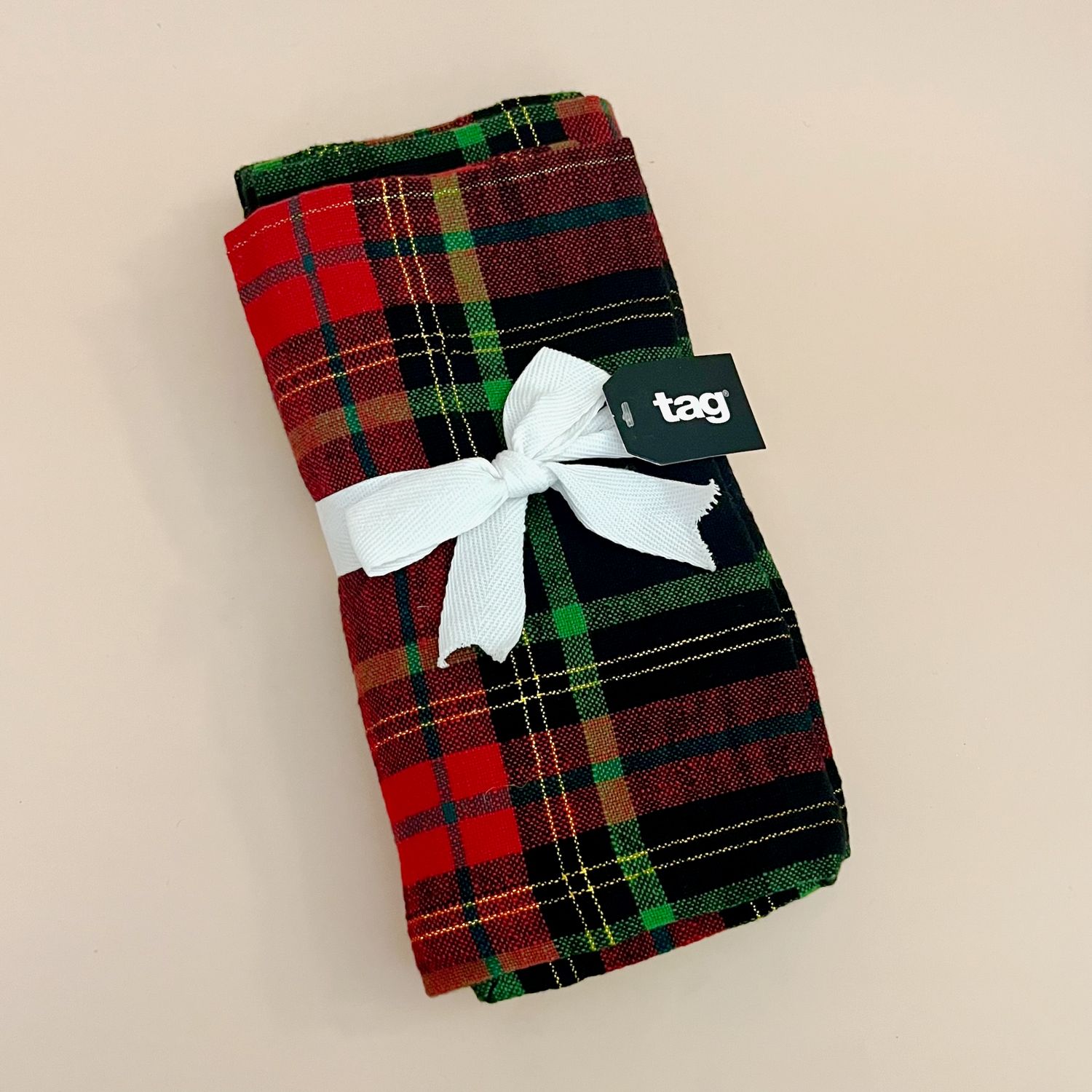 Christmas Plaid Napkin Set of 4