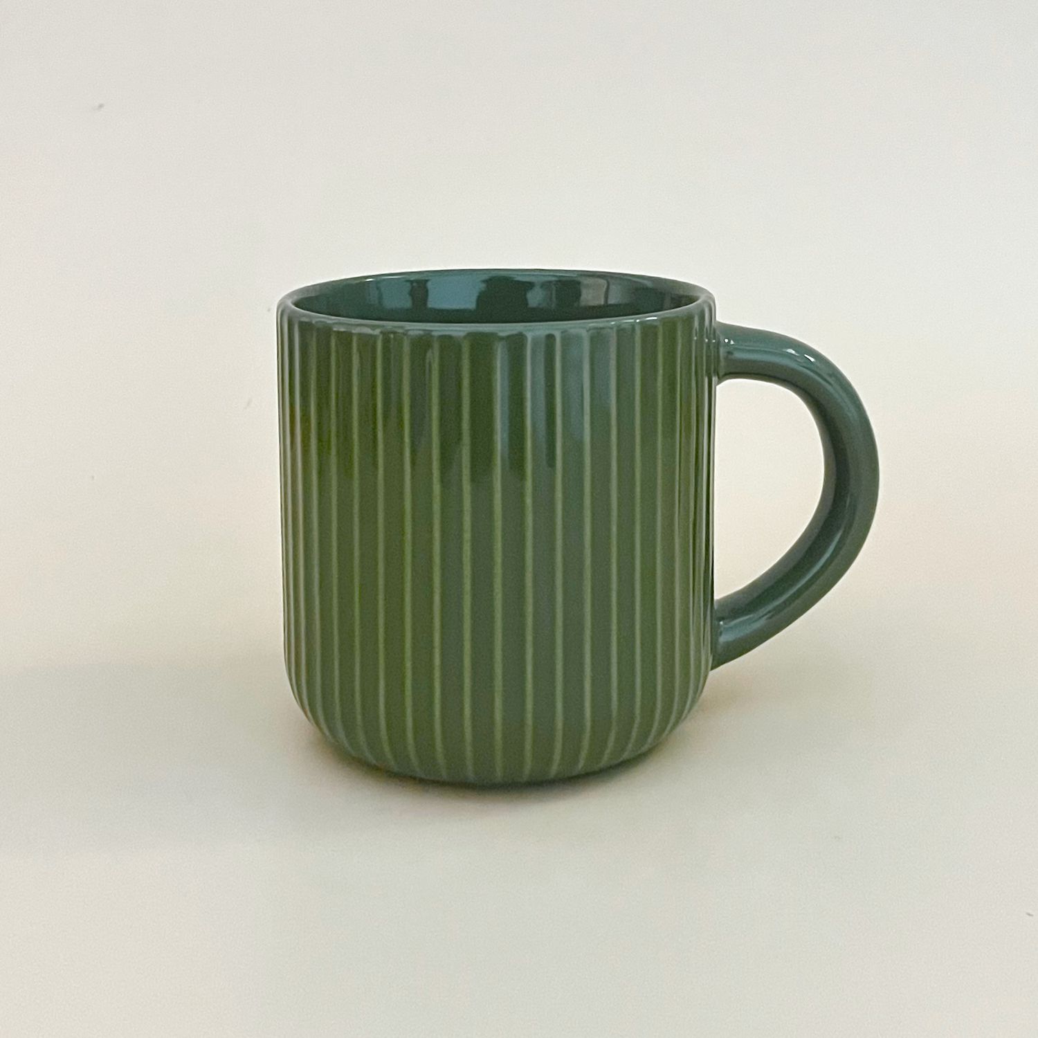 Fluted Mug, Style: Olive Branch