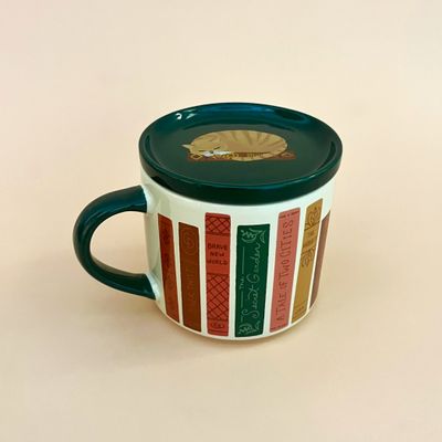 Book Club Mug with Lid