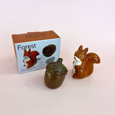 Forest Squirrel Salt &amp; Pepper Shaker
