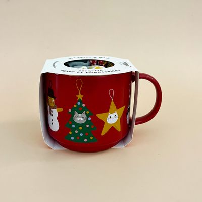 Bauble Cats Mug and Socks Set