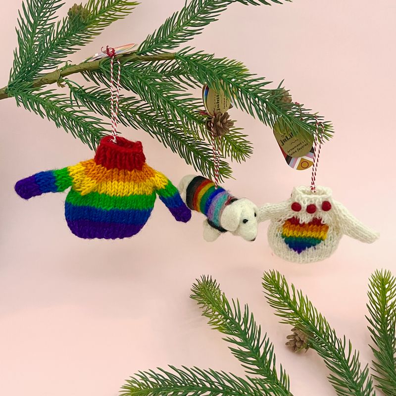 Love is Love Felt Ornament