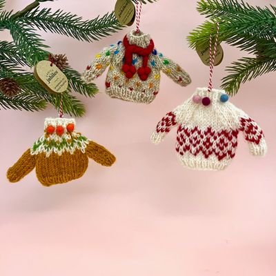 Sweater Party Felt Ornament