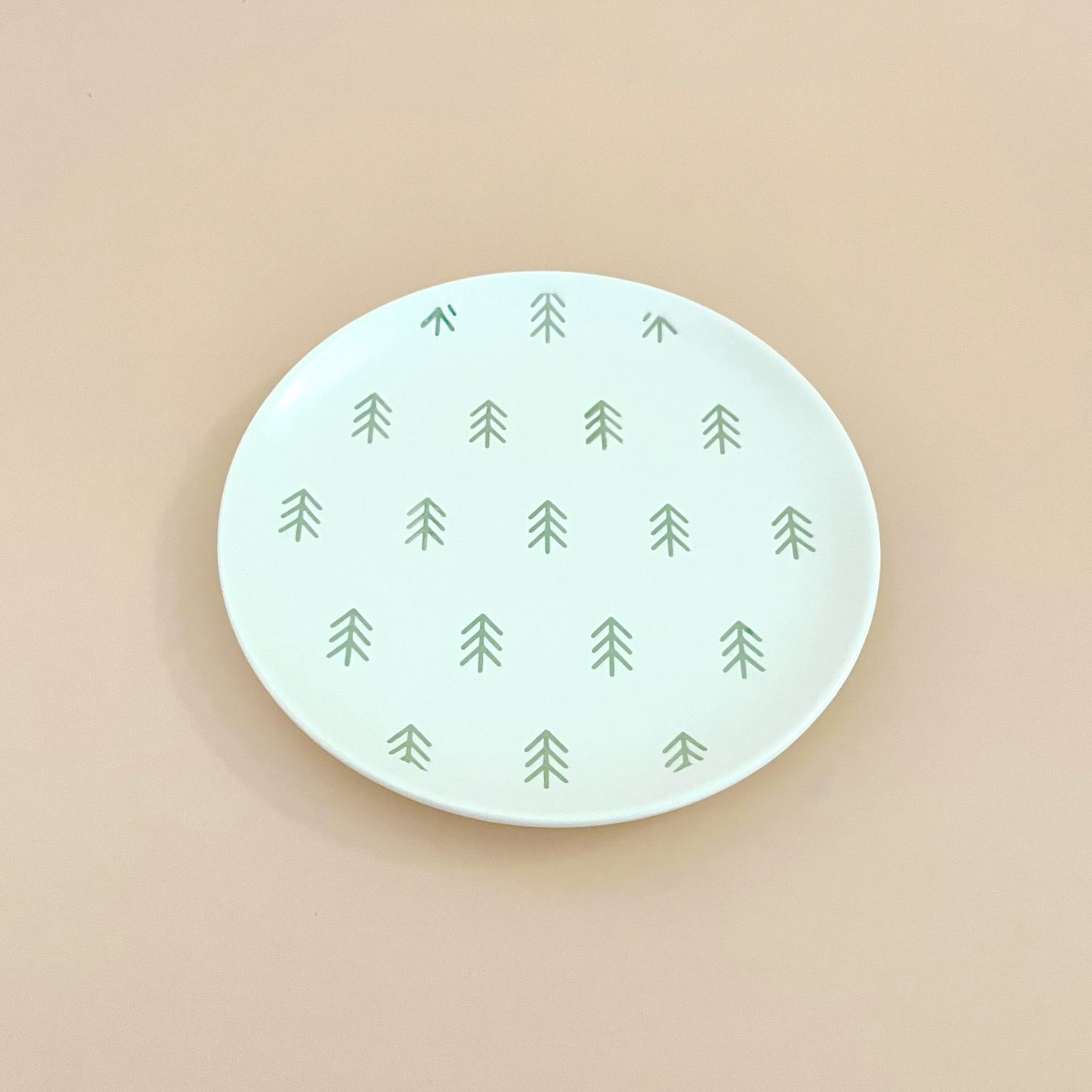 Noel Christmas Appetizer Plate, Style: White