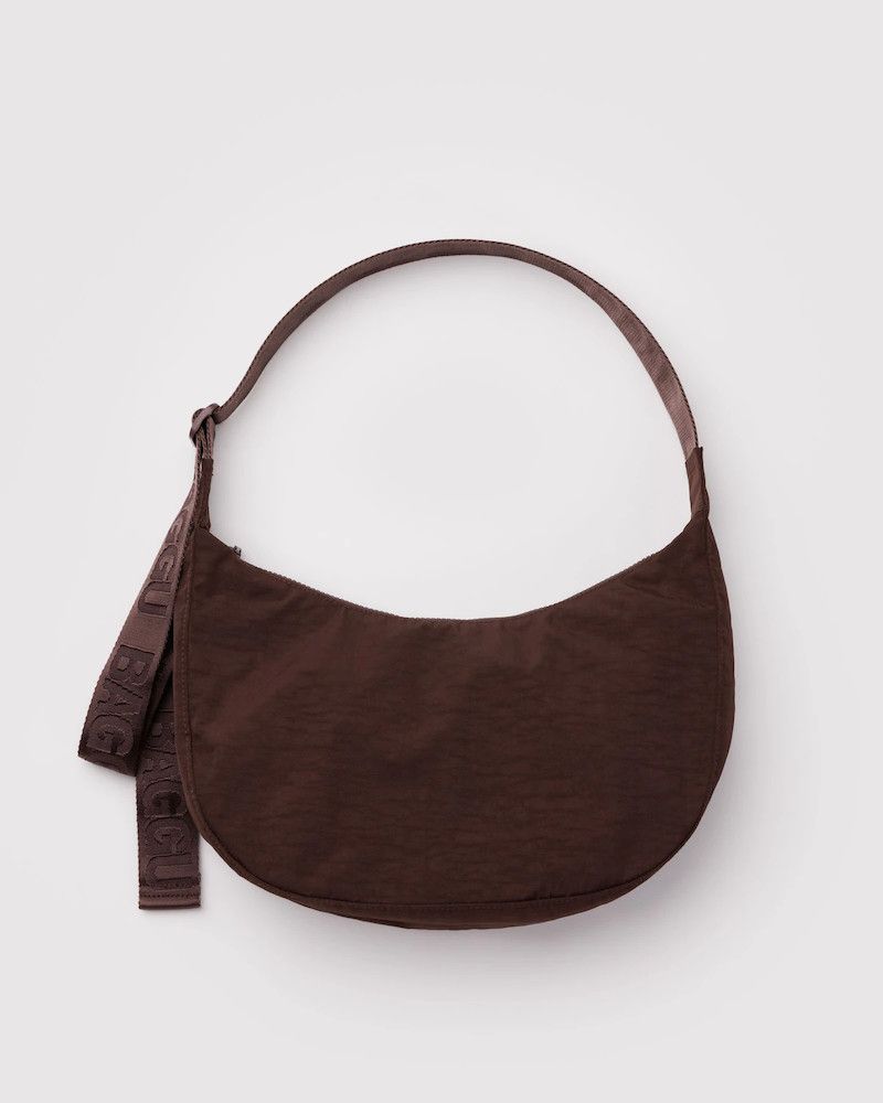 FW26 Baggu Medium Crescent Bag, Style: Coffee