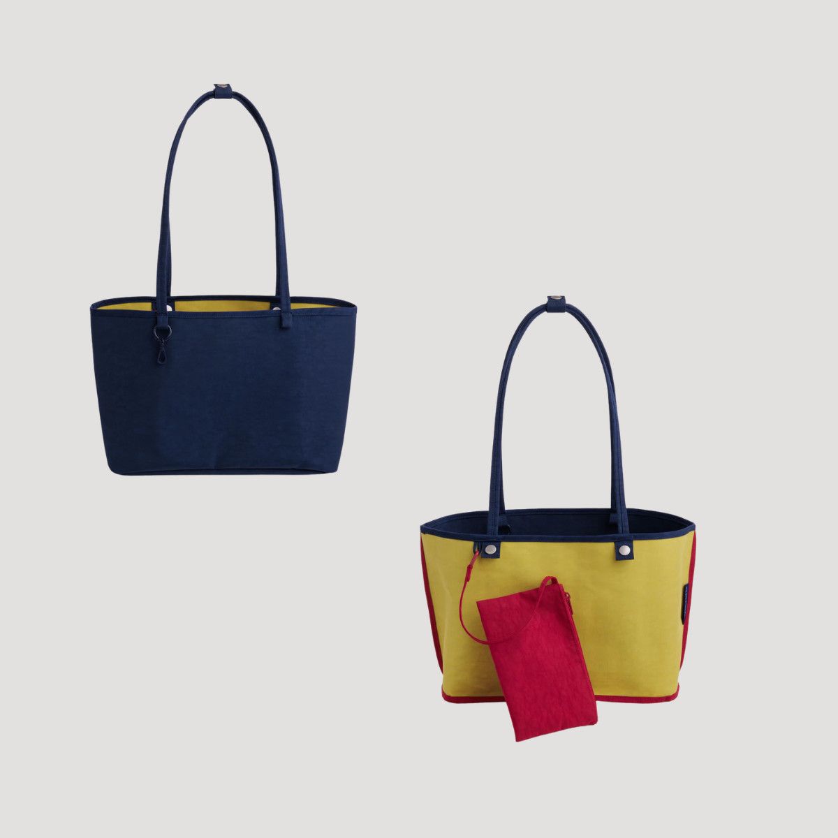 FW26 Baggu Medium Reversible Tote, Style: Navy Mix