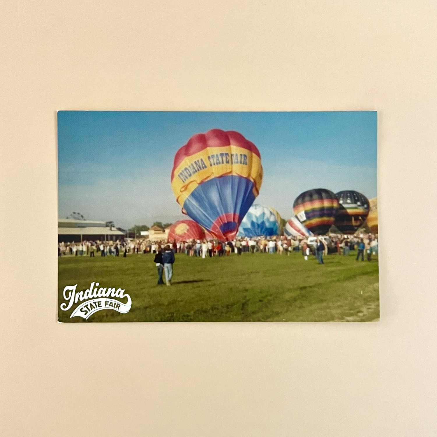 Vintage State Fair Balloon Postcard
